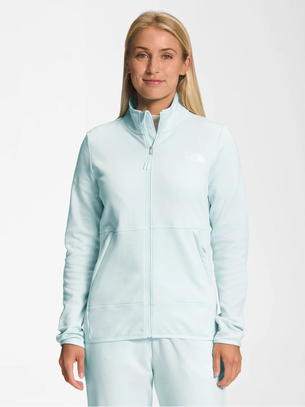 The North Face Mint Blue Full Zip Fleece Lined Hoodie Size XS - Picture 10 of 11
